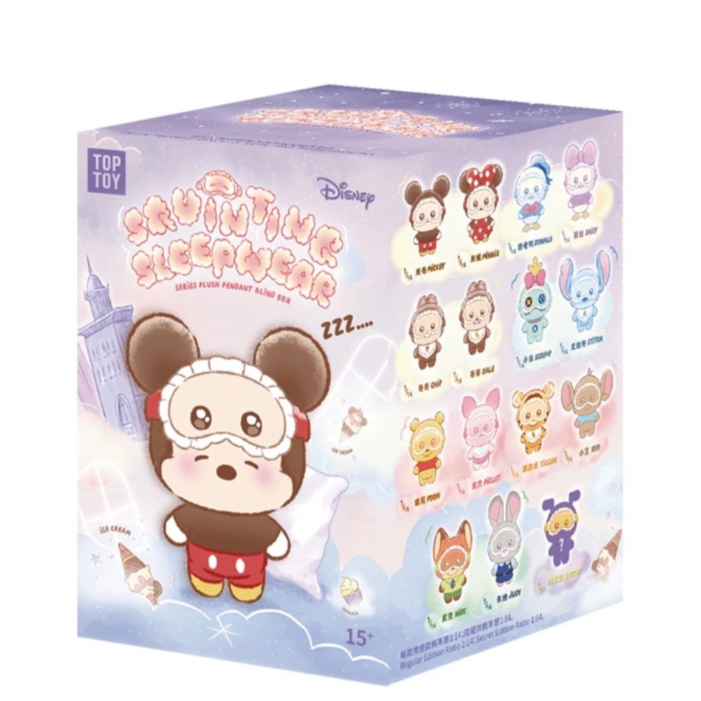 TOP TOY DISNEY Squinting Sleepwear Plush Pendant - CONFIRMED DALE